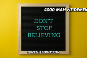 4000 mAh Ne Demek?