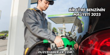 Bir Litre Benzinin Maliyeti 2025