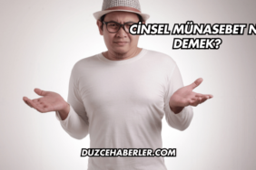 Cinsel Münasebet Ne Demek?