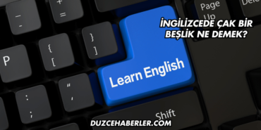 İngilizcede Çak Bir Beşlik Ne Demek?