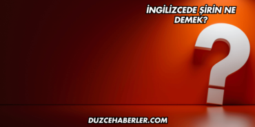 İngilizcede Islak İmza Ne Demek?