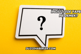 İngilizcede Yapboz Ne Demek?