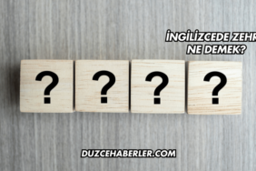 İngilizcede Zehra Ne Demek?