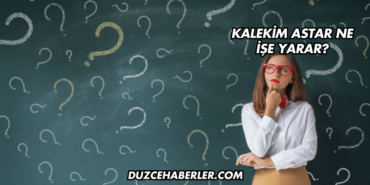 Kalekim Astar Ne İşe Yarar?