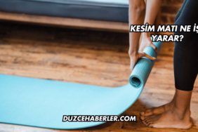 Kesim Matı Ne İşe Yarar?