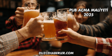 Pub Açma Maliyeti 2025